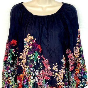 Merona Colorful Floral Blouse